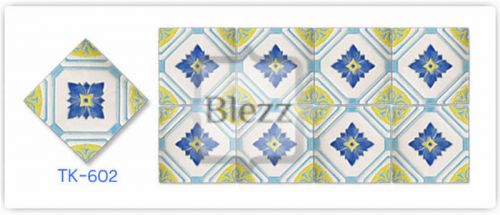 Blezz Tile Handmade Series - Paint&Drop code TK602 Pattern